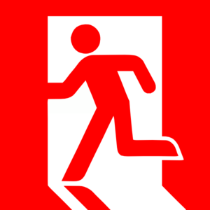 Emergency Exit Clip Art
