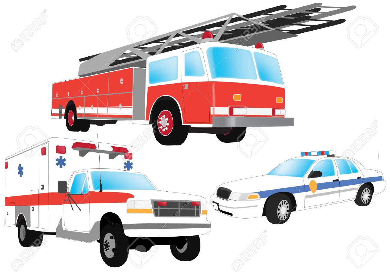 Emergency Vehicle Clipart #1 - Vehicle Clipart