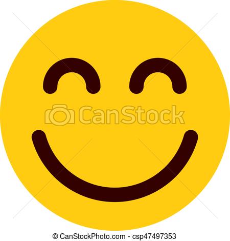 happy emoji - csp47497353 - Emoji Clipart