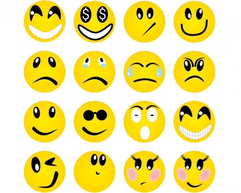 Emotion Smiley Faces Clip Art
