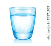 glass of water clipart
