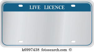 Empty License Plate With Buil - License Plate Clip Art