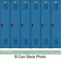 ... Empty school lockers - Em - Locker Clipart