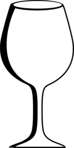 Empty Wine Glass Clip Art - Wine Glass Clipart