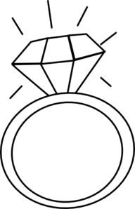 Diamond Ring Clipart .