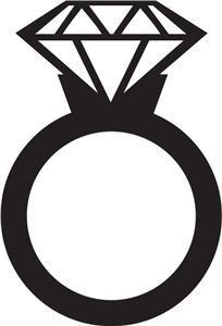 Free ring clipart black and .