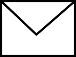envelope clipart black and wh
