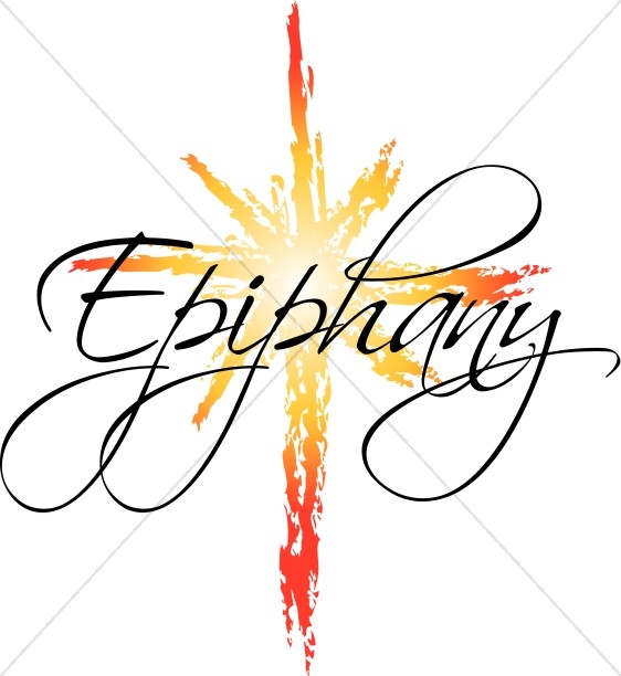 Epiphany Star Word Art - Epiphany Clipart