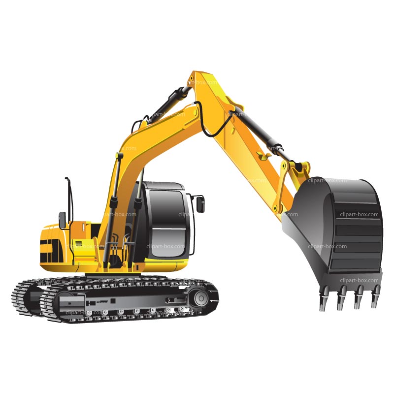 Clipart Excavator Royalty Fre
