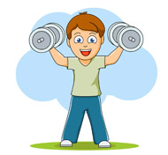 Exercise With Dumbbells Symbo