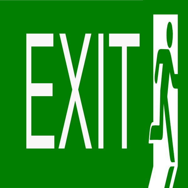 Exit Clipart logo