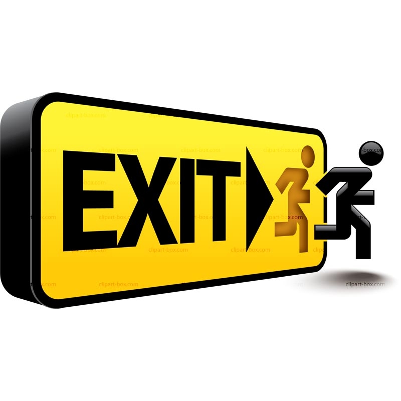 Exit Sign Clip Art Exit Sign .