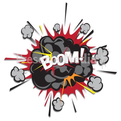 Explosion Puff Boom Presentat - Clipart Explosion