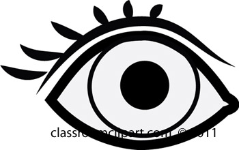 eye clip art black and white - Eye Clipart Black And White