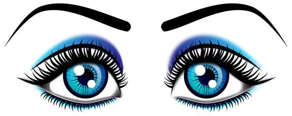 Two eyes clipart