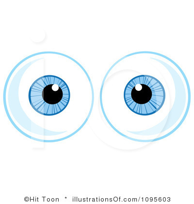 Cartoon Eyes Clip Art Image -