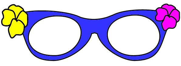 Trick Eyeball Glasses Clipart