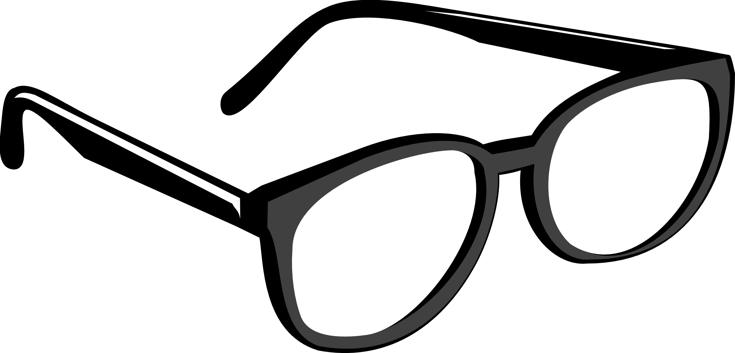 sunglasses clipart black and 