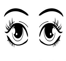 Eyes Clipart Black And White .