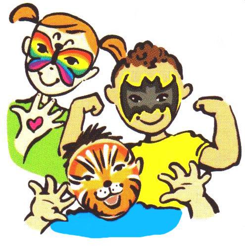 Face Painting Clip Art Free to Use