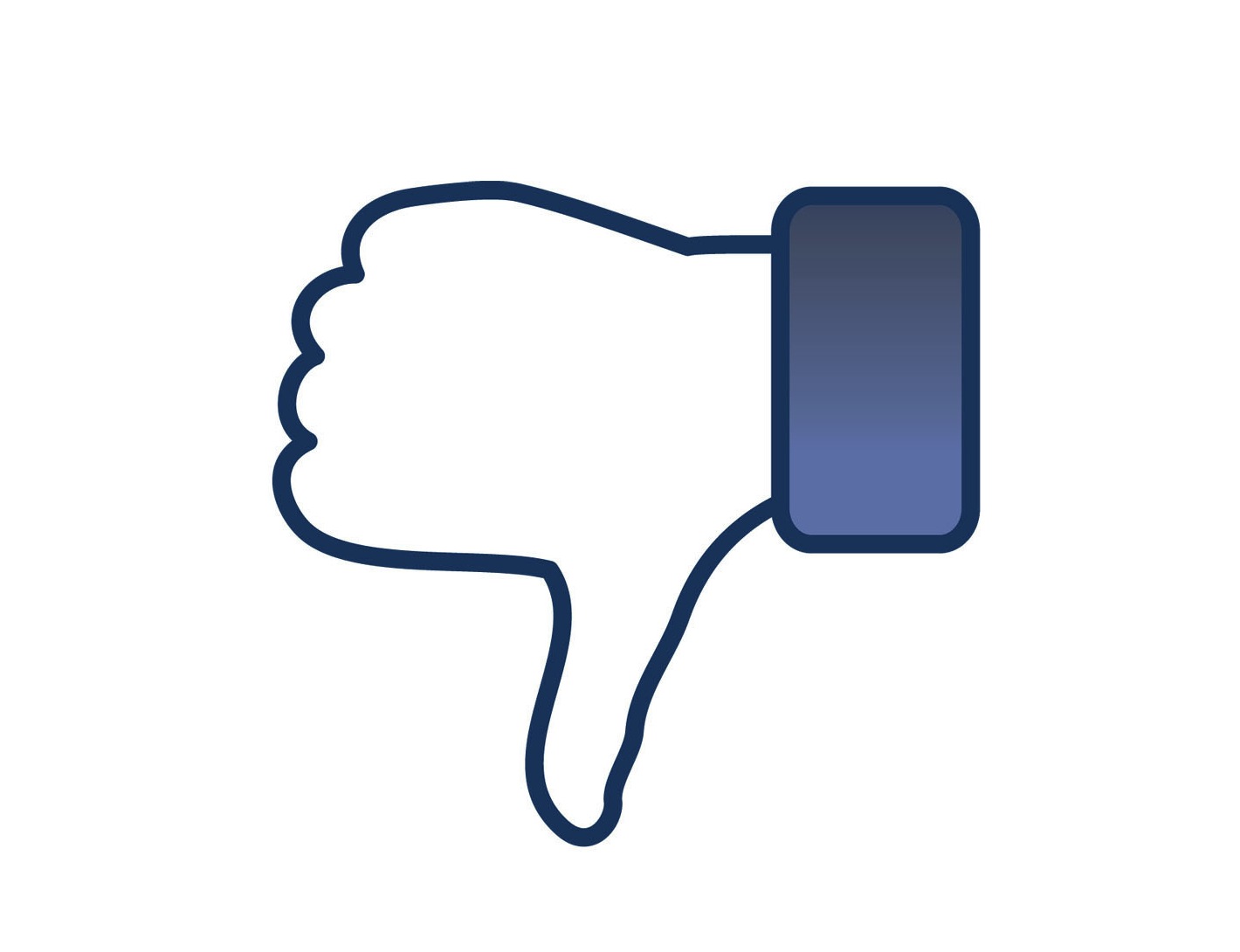 Facebook Thumbs Down Clipart # .