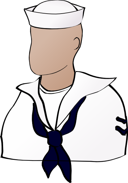 Faceless Sailor Clip Art - Sailor Clipart