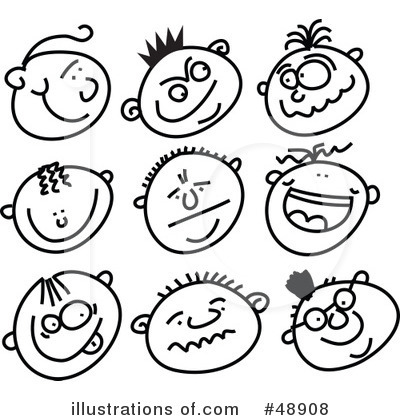 Faces Clipart 48908 By Prawny Royalty Free Rf Stock Illustrations