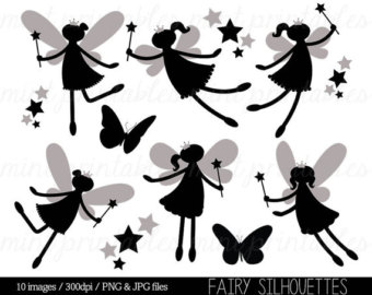 Fairy silhouette clip art - . - Fairy Silhouette Clip Art