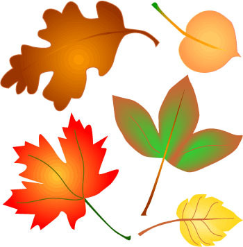 fall background clipart - Clipart Of Leaves