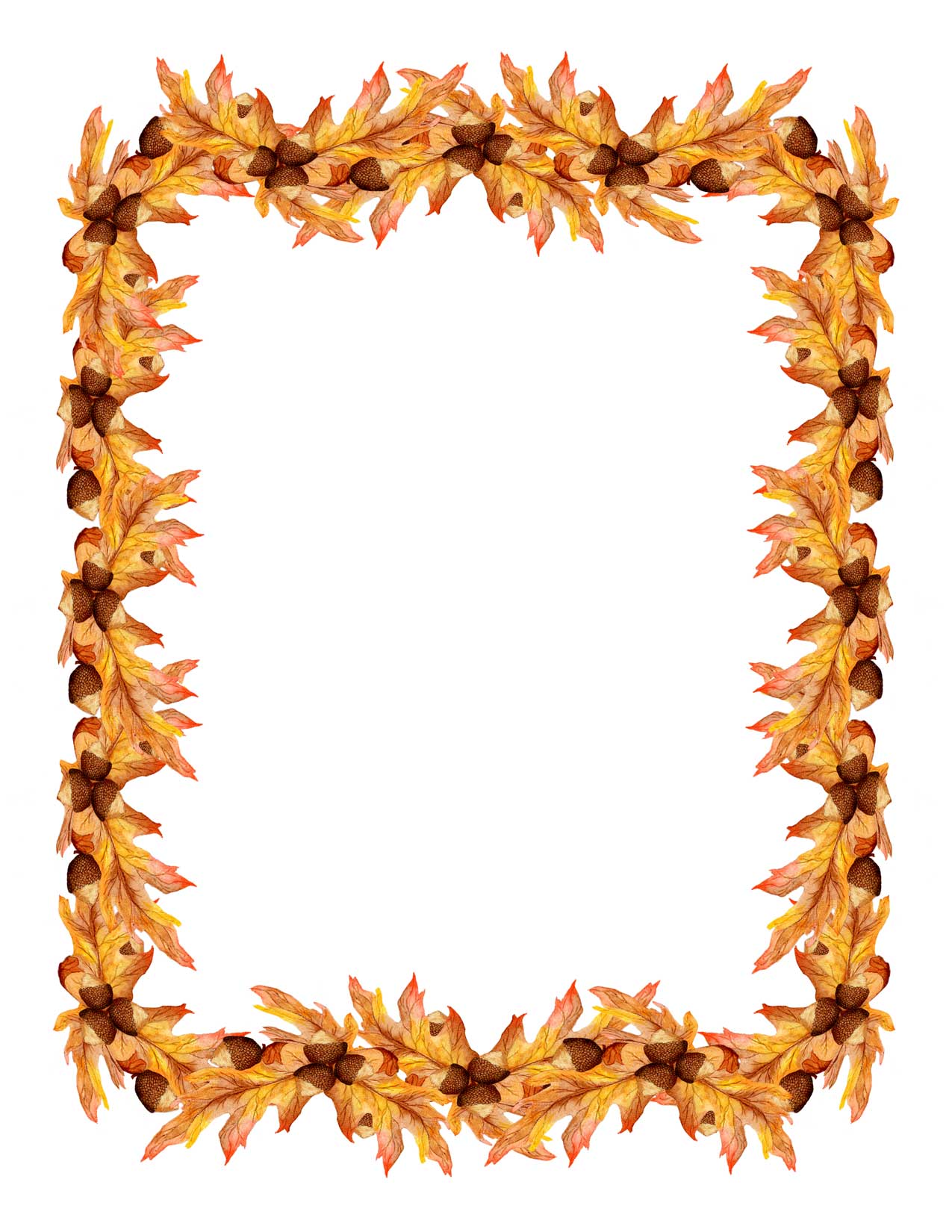 fall border clipart - Leaf Border Clip Art