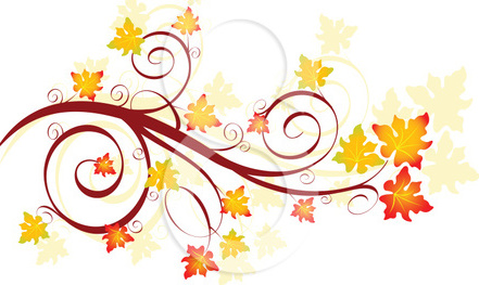 fall leaves border clipart - Fall Border Clipart