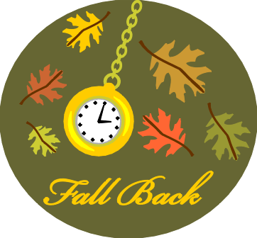 Fall Back - Daylight Savings Clipart