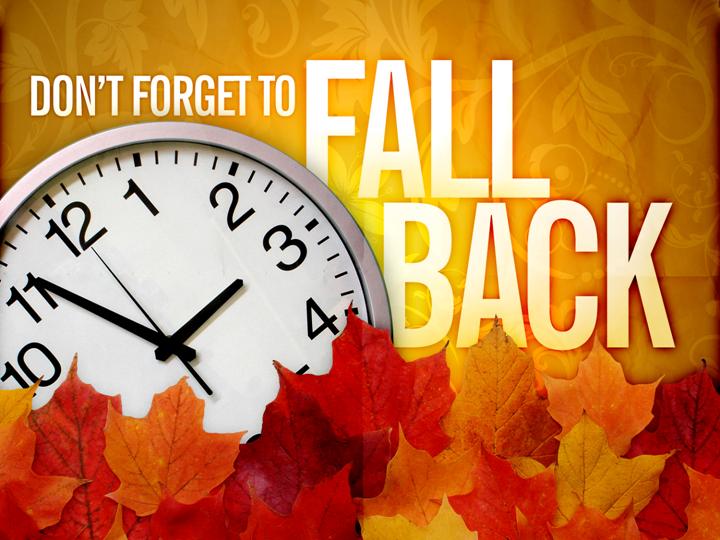 Fall Back Time Change Clip Art | Its that time of year again.