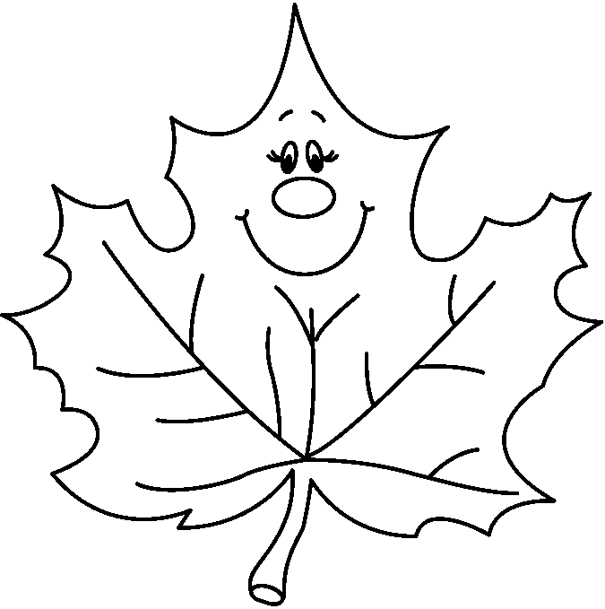 Fall Black And White Leaf Clip Art Insharepics