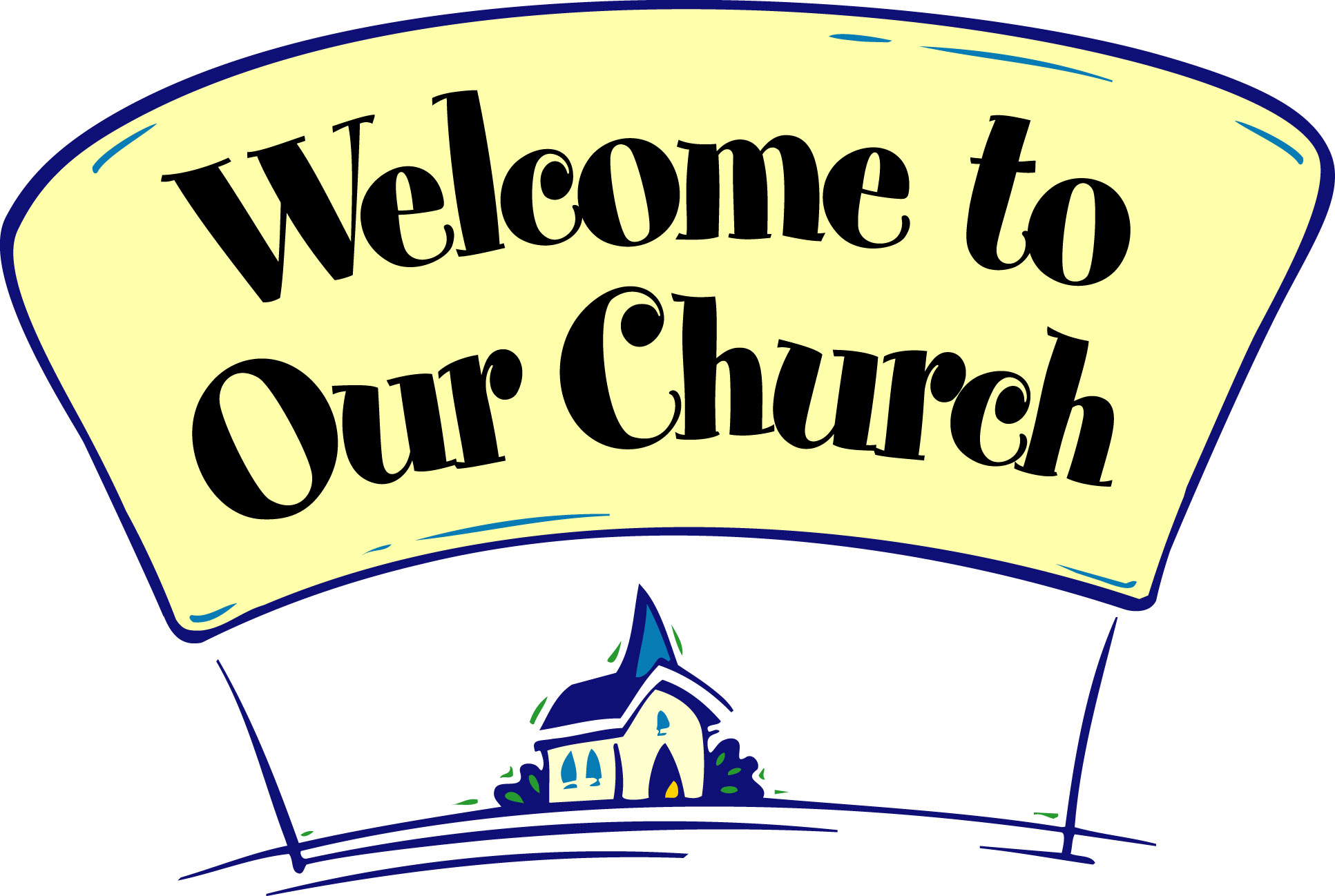 Fall church welcome clipart