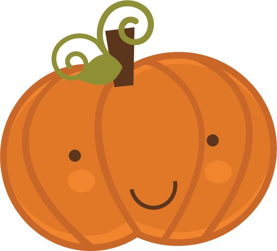 Cute Pumpkin Border Clipart C