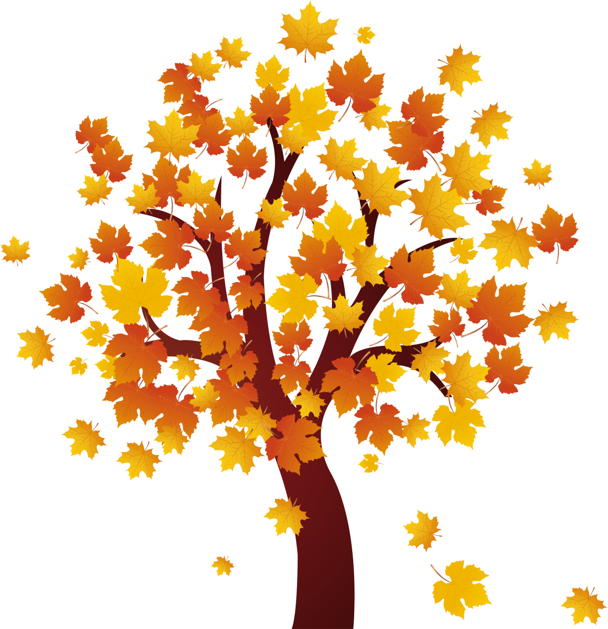 Fall Tree Clipart Free - Fall Pictures Clip Art