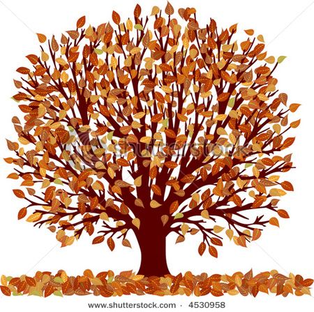 Fall trees, Clip art and .