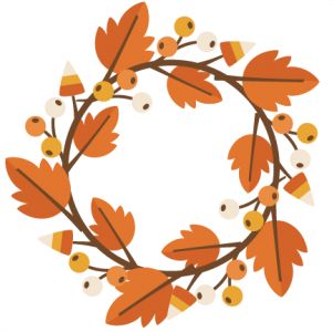 Fall trees and leaves clip ar