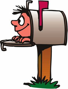 Fallen Mailbox Clip Art | Mailman Clip Art Image: Carrying a large sack of mail | envelopes | Pinterest | Art, Sacks and Art images