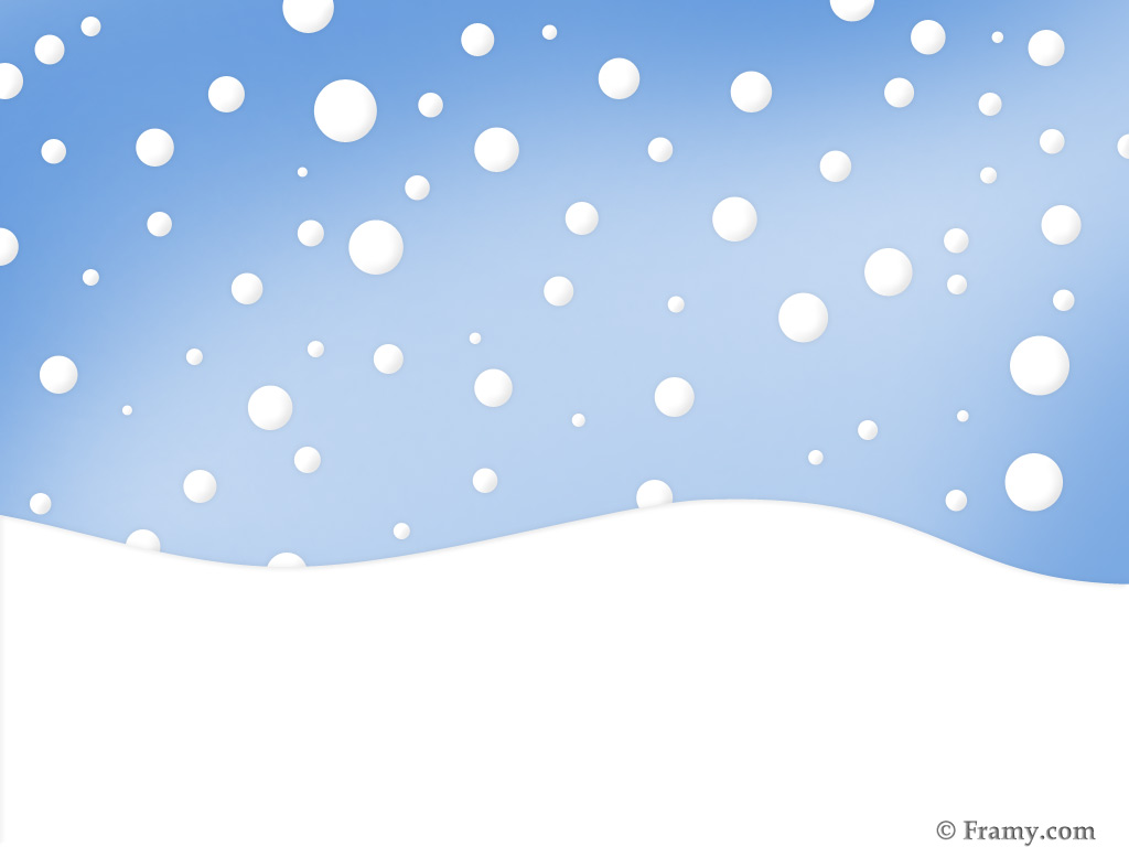 Falling Snowflakes Background - Clip Art Snow