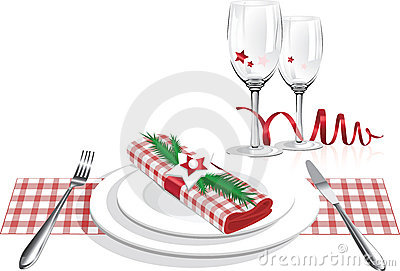 Family Christmas Dinner Clip Art Best Christmas Dinner Plates