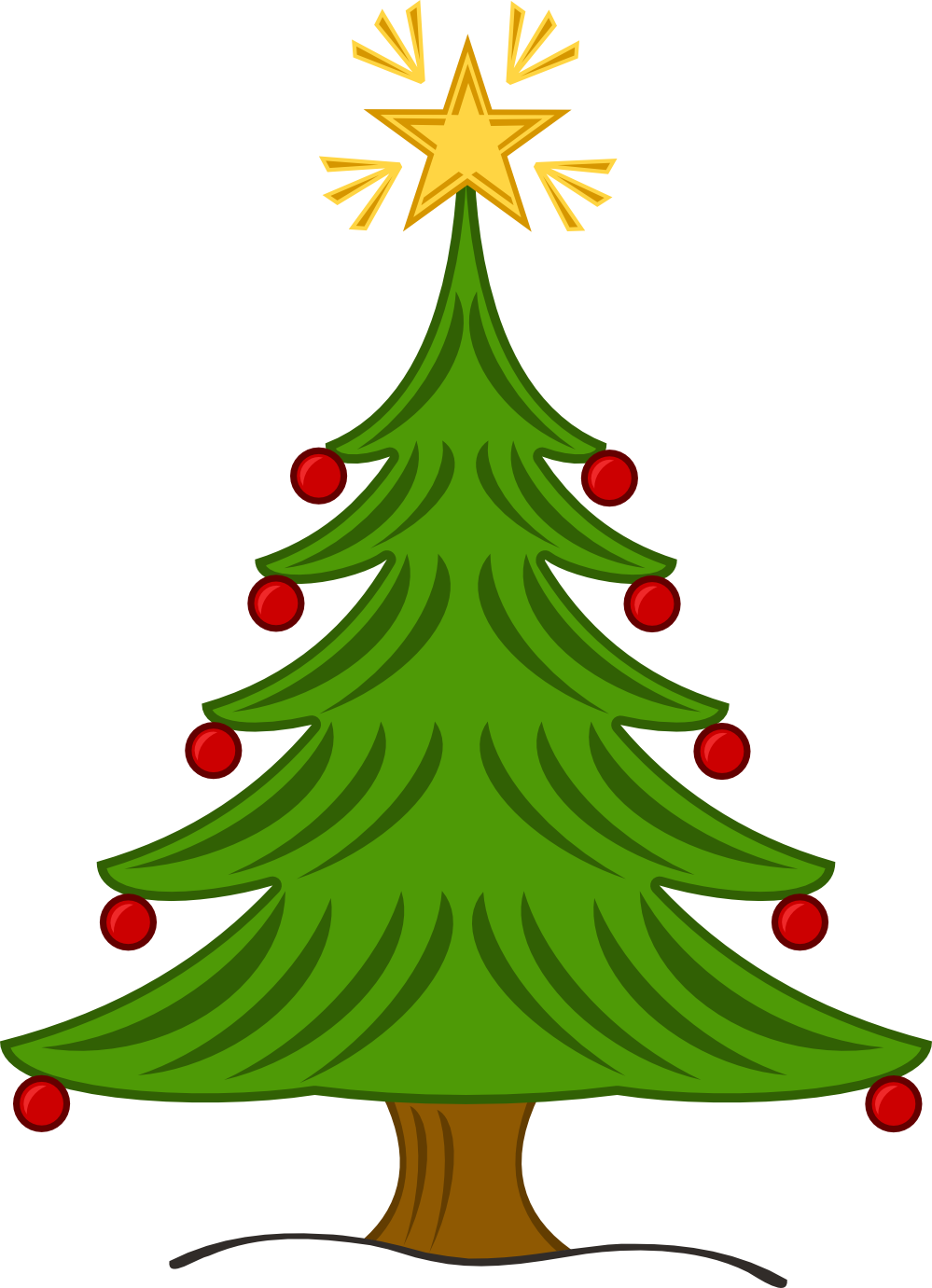 Family Christmas Tree Clip Art ..