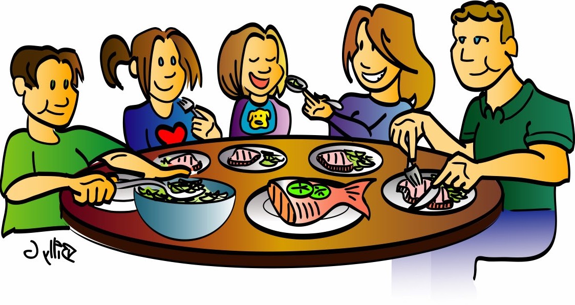 Family Dinner Clip Art