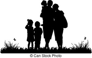... Family silhouette