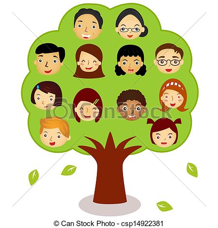 Family Tree (different . - Clipart Family Tree