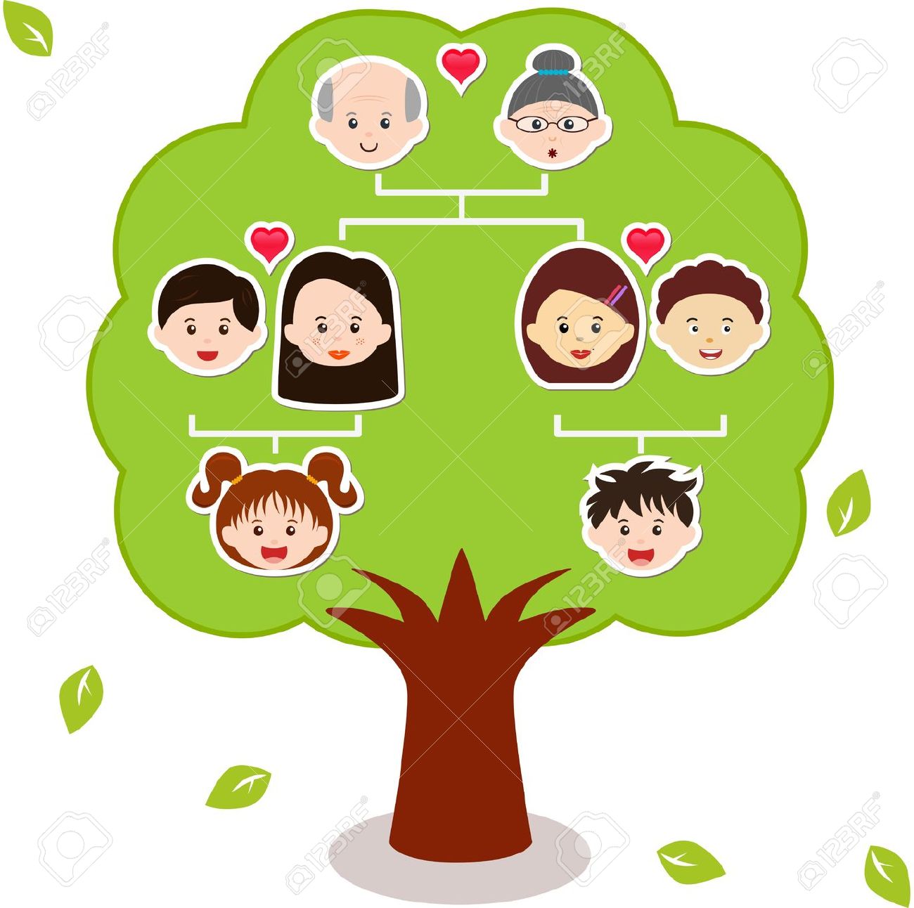 Clipart family tree clipart