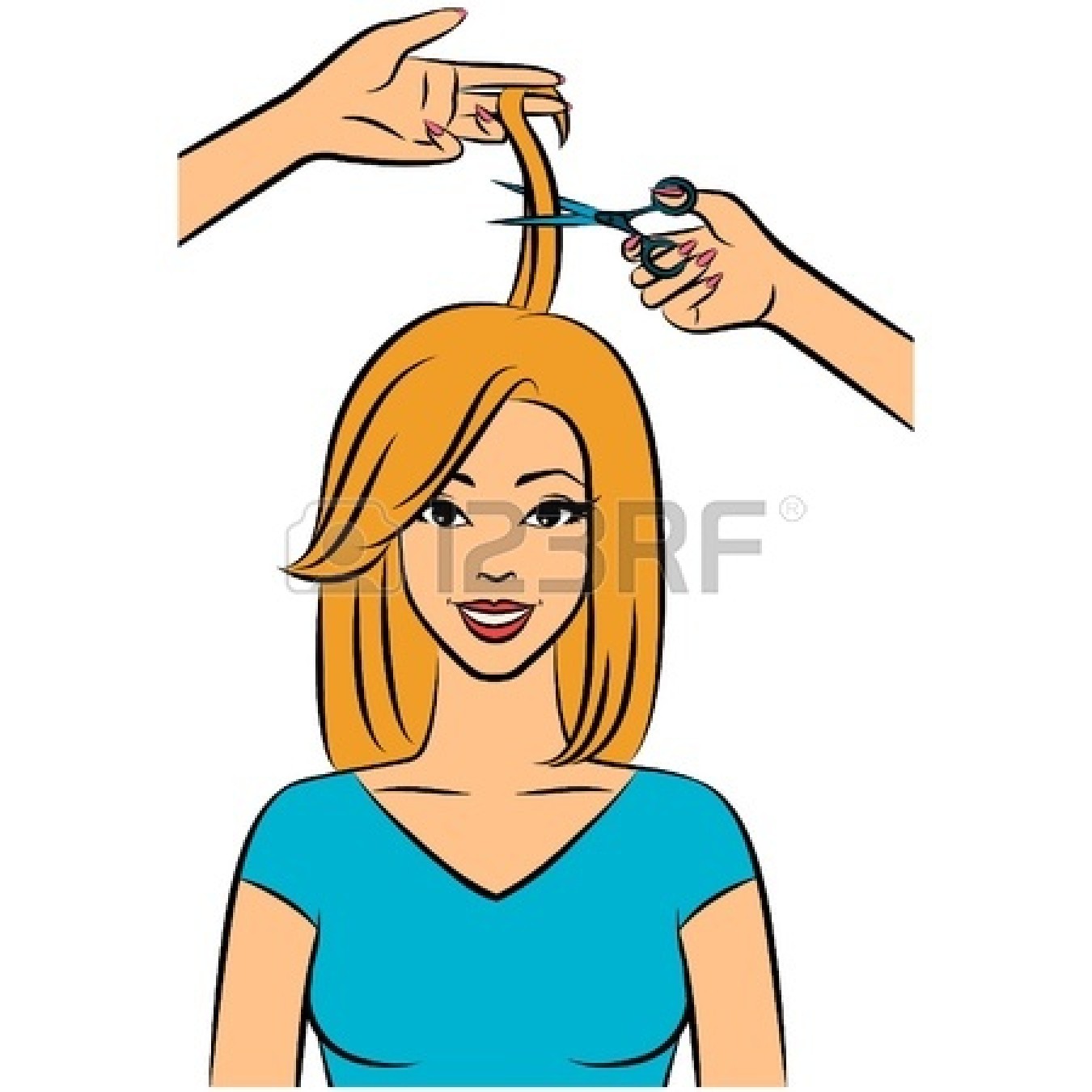 Fancy Hair Scissors Clip Art