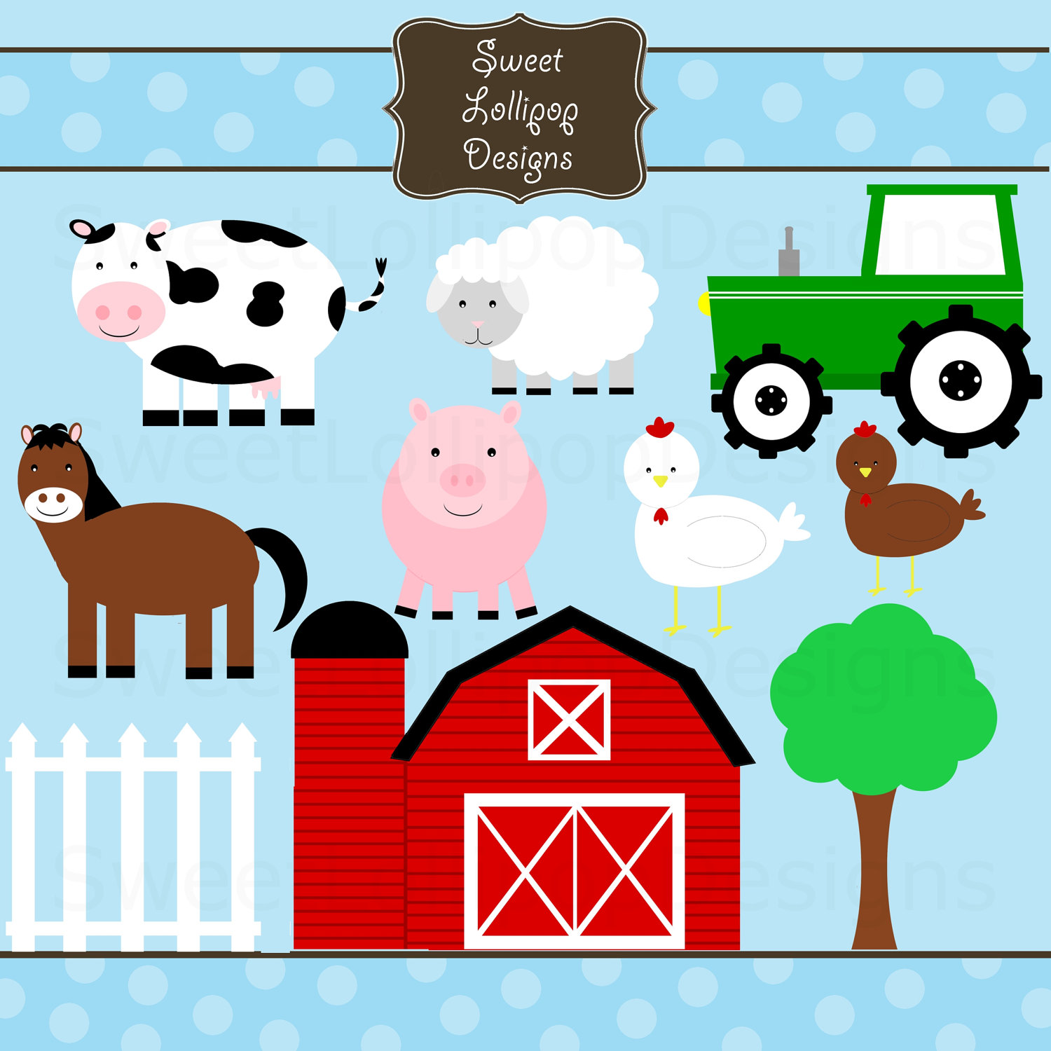 farm clipart - Free Farm Clipart