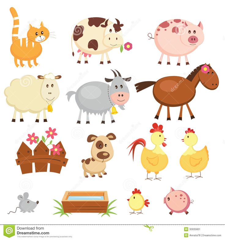 Farm Animals Clip Art Pintere - Farm Animals Clip Art